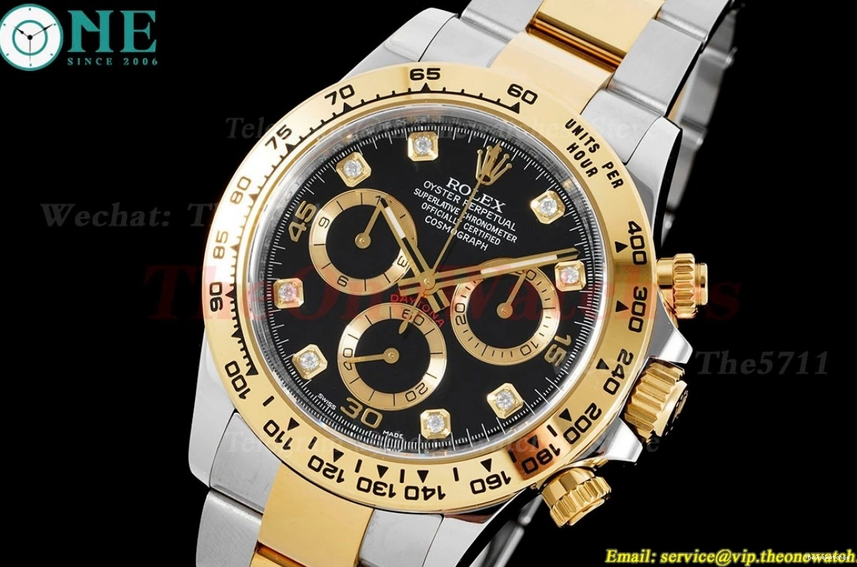 YG 40MM 116503 Daytona Clean DD4130 Black Black SS 0502